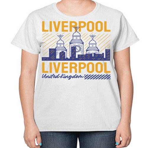 Liverpool 1152# - cities-  Ladies T-Shirt