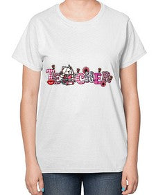 Love Valentine Teacher 528# - teacher-  Ladies T-Shirt