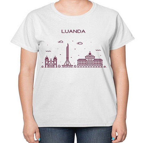 Luanda 1178# - cities-  Ladies T-Shirt