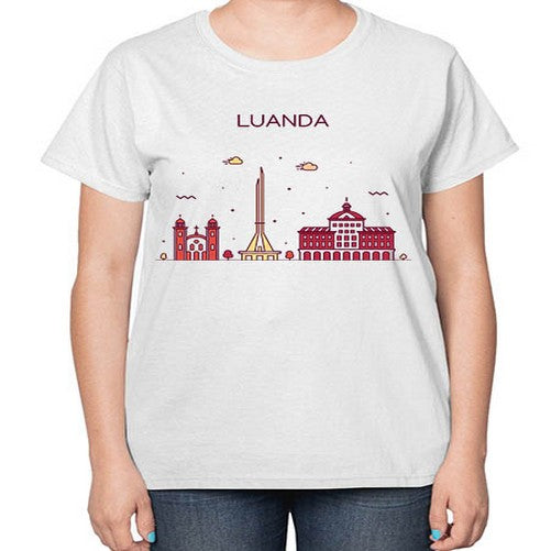 Luanda 1180# - cities-  Ladies T-Shirt