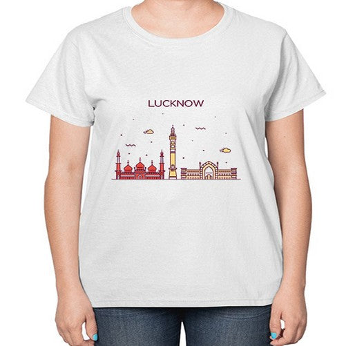 Lucknow 1186# - cities-  Ladies T-Shirt