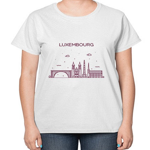 Luxembourg 1189# - cities-  Ladies T-Shirt