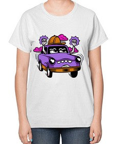 Mad driver 162# - cartoon general-  Ladies T-Shirt