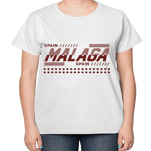 Malaga 1216# - cities-  Ladies T-Shirt