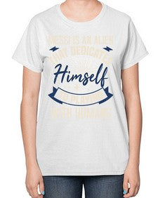 Messi is alien that dedicates himself 33# - ufo-  Ladies T-Shirt