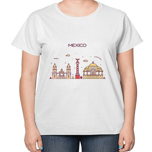 Mexico 1277# - cities-  Ladies T-Shirt