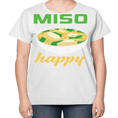 Miso Anime Japanese Food Lover 268# - anime-  Ladies T-Shirt