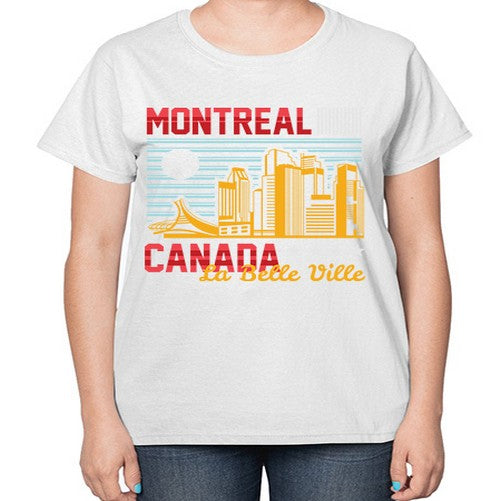 Montreal 1348# - cities-  Ladies T-Shirt