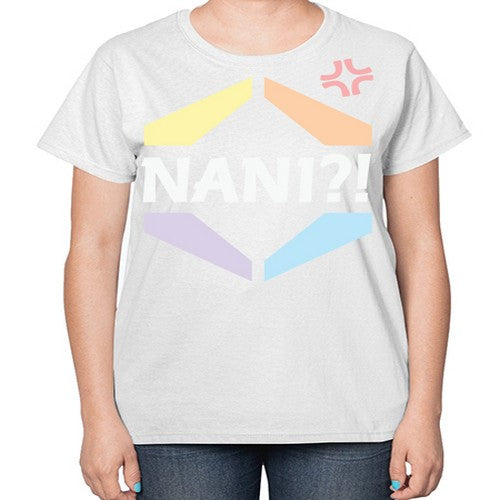Nani What Funny Japanese Anime 270# - anime-  Ladies T-Shirt