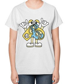 Nervous kebab 196# - cartoon food-  Ladies T-Shirt