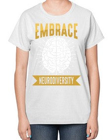 NewEmbraceNeurodiversity 199# - alzheimers-  Ladies T-Shirt