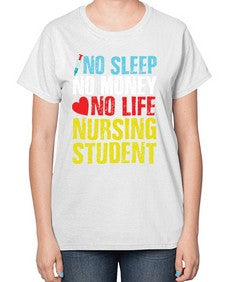 No Sleep Style 314# - nurse-  Ladies T-Shirt