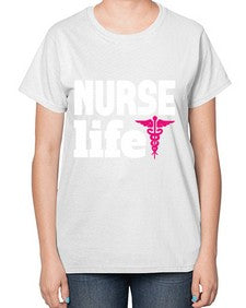 Nurse life Style 1172# - nurse-  Ladies T-Shirt