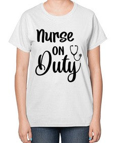 Nurse on duty 1188# - nurse-  Ladies T-Shirt