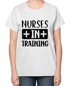 Nurses in training 1244# - nurse-  Ladies T-Shirt
