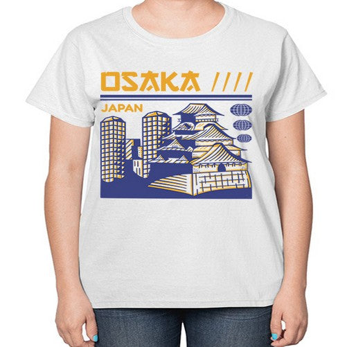 Osaka 1548# - cities-  Ladies T-Shirt