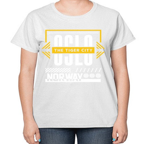 Oslo 1553# - cities-  Ladies T-Shirt