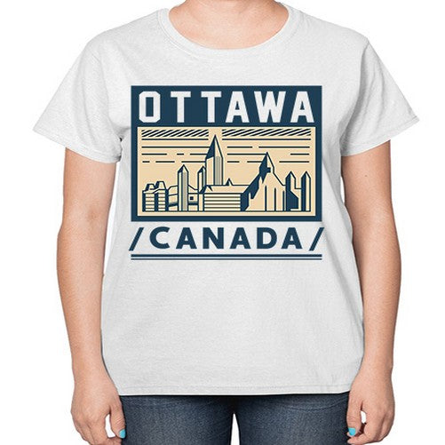 Ottawa 1557# - cities-  Ladies T-Shirt