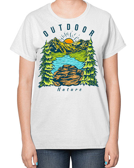 Outdoor Nature 17# - nature-  Ladies T-Shirt