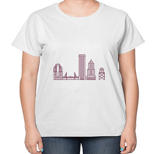 PortlandOregon 1681# - cities-  Ladies T-Shirt