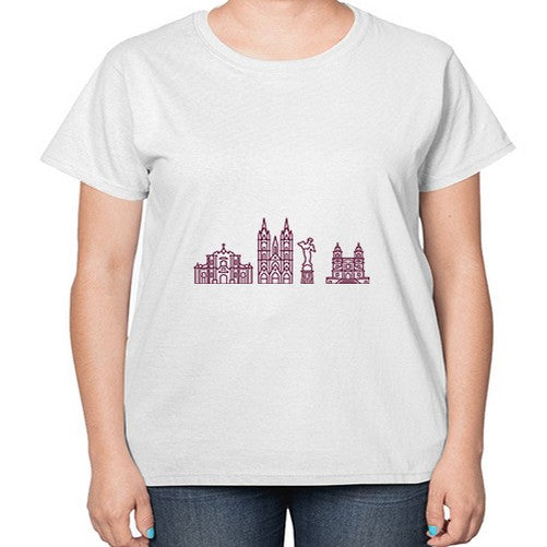 Quito 1702# - cities-  Ladies T-Shirt