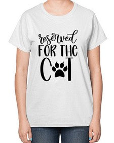 Reserved For The Cat Style 104# - cats-  Ladies T-Shirt