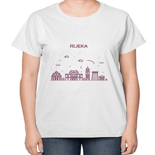 Rijeka 1730# - cities-  Ladies T-Shirt