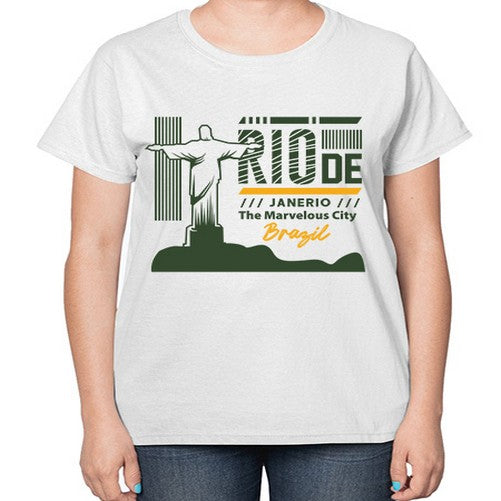 Rio de Janerio 1734# - cities-  Ladies T-Shirt