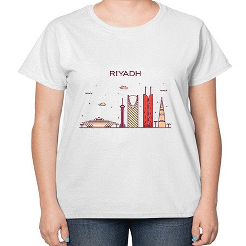Riyadh 1742# - cities-  Ladies T-Shirt