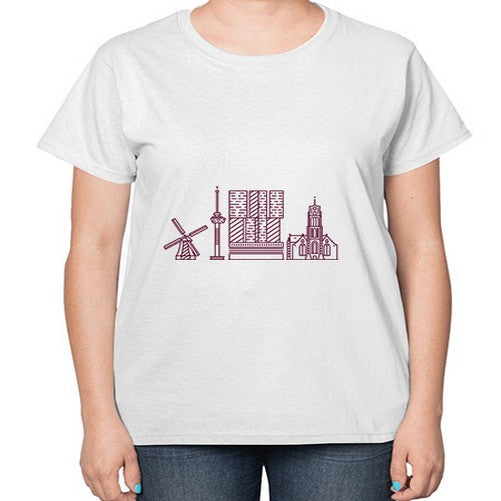 Rotterdam 1753# - cities-  Ladies T-Shirt