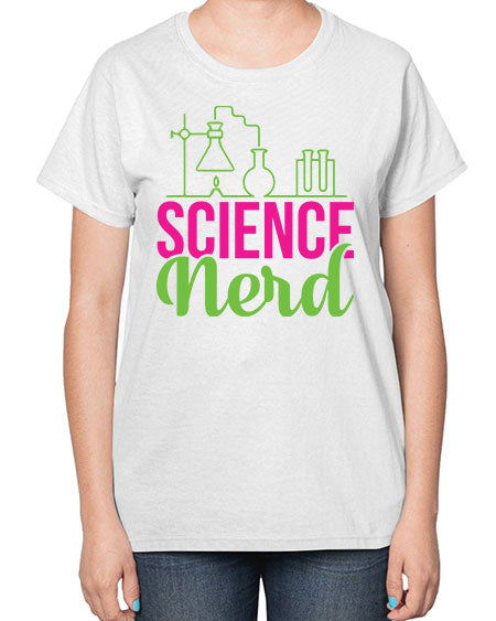Science Nerd 60# - general science-  Ladies T-Shirt