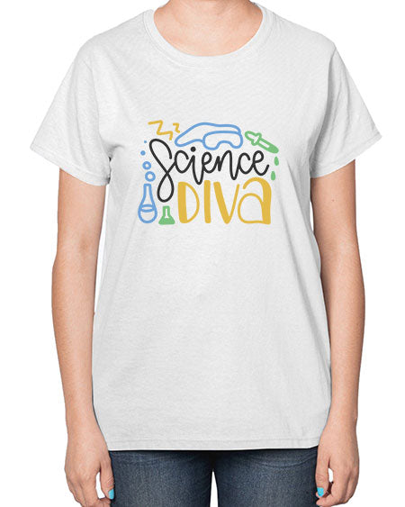 Sciencediva 43# - general science-  Ladies T-Shirt