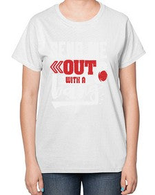 Send me outwith a bang 44# - video games-  Ladies T-Shirt