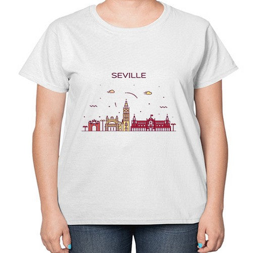 Seville 1821# - cities-  Ladies T-Shirt