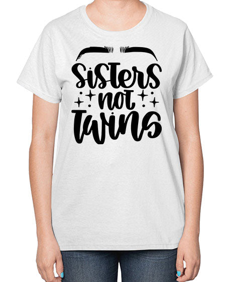 Sister Not Twins Style 23# -makeup  Ladies T-Shirt