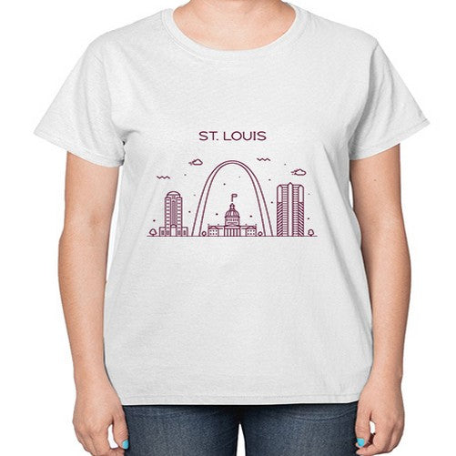 StLouis 1884# - cities-  Ladies T-Shirt