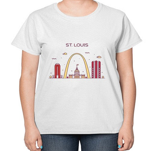 StLouis 1886# - cities-  Ladies T-Shirt