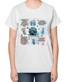 Straight Aquarius 468# - aquarius-  Ladies T-Shirt