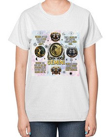 Straight Gemini 472# - gemini-  Ladies T-Shirt