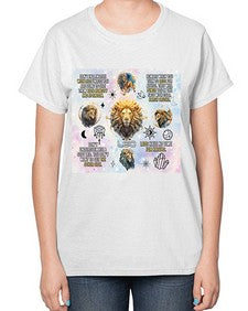 Straight Leo 473# - leo-  Ladies T-Shirt