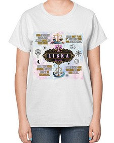 Straight Libra 474# - libra-  Ladies T-Shirt