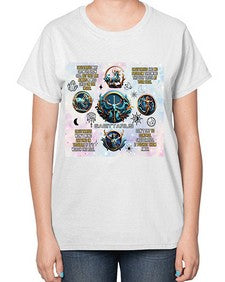 Straight Saggitarius 476# - sagittarius-  Ladies T-Shirt