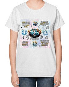 Straight pisces 475# - pisces-  Ladies T-Shirt