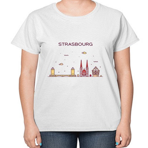 Strasbourg 1898# - cities-  Ladies T-Shirt