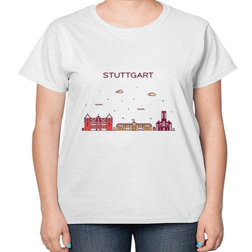 Stuttgart 1901# - cities-  Ladies T-Shirt