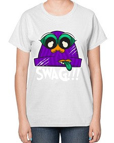 Swag beanie 247# - cartoon general-  Ladies T-Shirt