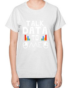 Talk dada to me 15# - computer-  Ladies T-Shirt