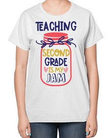 Teaching Second Grade 936# - second grade-  Ladies T-Shirt