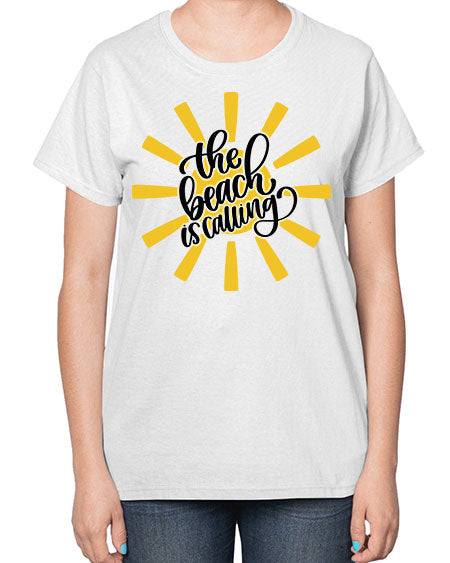 The Beachy Is Calling Style 10# - summer-  Ladies T-Shirt