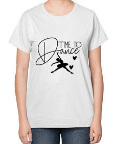Time to dance 200# - ballet-  Ladies T-Shirt